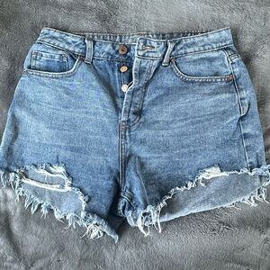 Wild Fable Blue Distressed  Shorts size 6